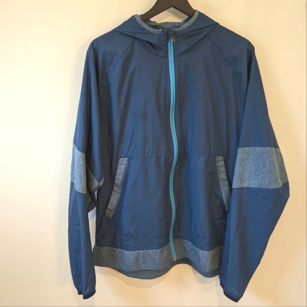 Lululemon Men's Blue Lightweight Vented Running Windbreaker Jacket XL